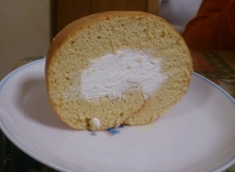 手作り米粉のロールケーキ
